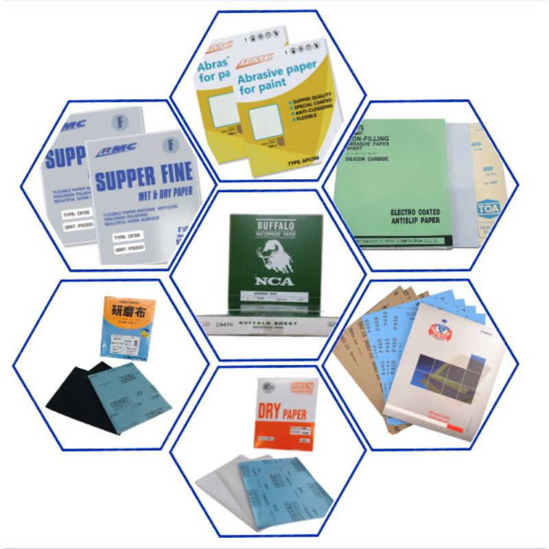 Giấy nhám tờ - vải nhám