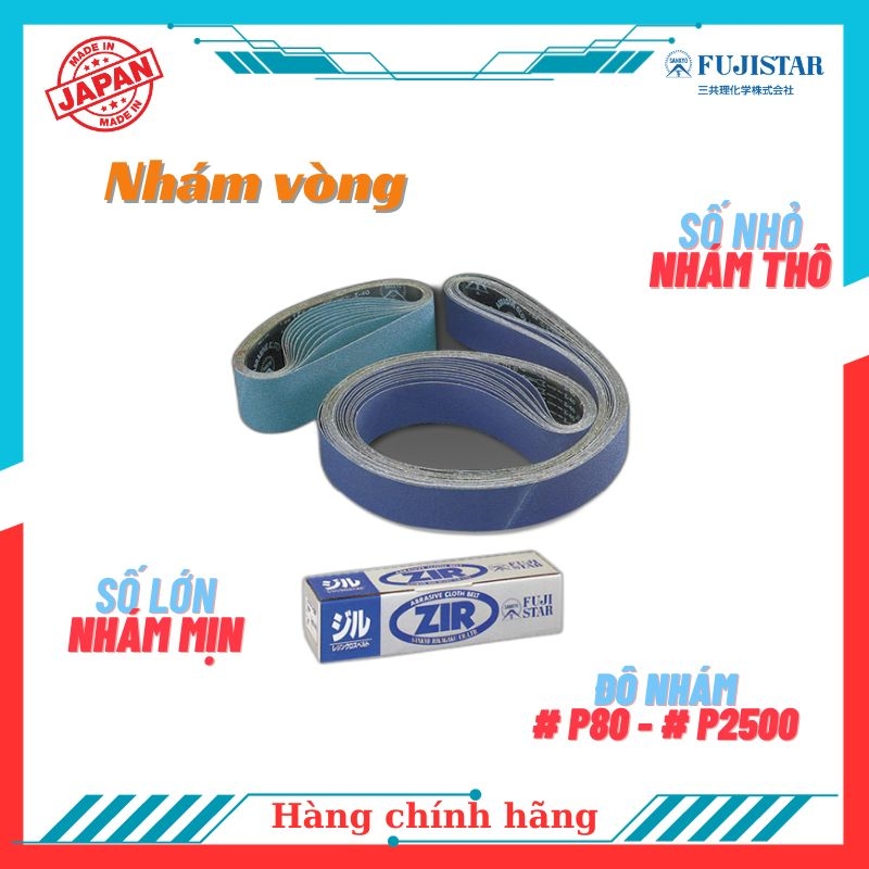 Giấy nhám vòng 2000 ZIR Sankyo - Fuji star - Nhật Bản